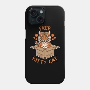 Free Kitty Cat Sometimes Bites Phone Case