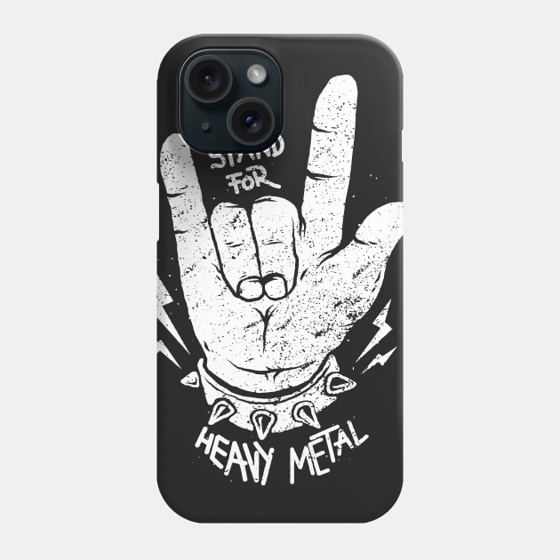 Stand for Heavy Metal Phone Case by quilimo