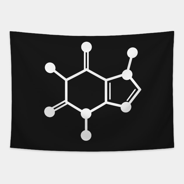 Caffeine Molecule Tapestry by dotsan