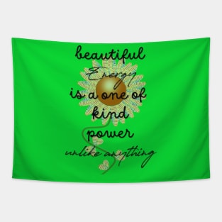 Beautiful Energy Positive Thinking Sunflower Tapestry