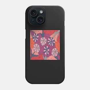 Warm Tones and Abstract Details Phone Case