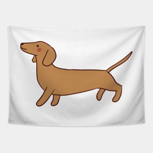 Cute Dachshund illustration Tapestry