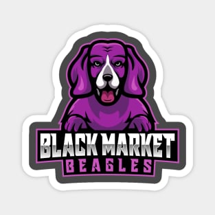 Black Market Beagles Magnet