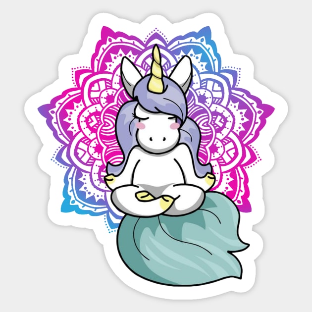 Sticker Yoga-lotus