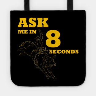 Bull Riding Cowboy Tote