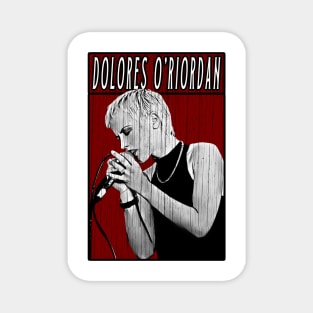 Retro Vintage Dolores O'Riordan Magnet