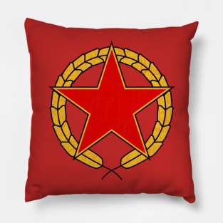 Yugoslavia Crest - Distressed Vintage Look Pillow