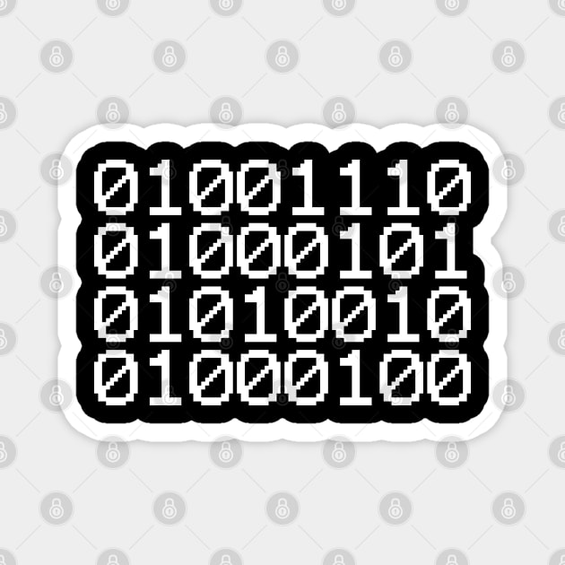 BINARY NERD Magnet by tinybiscuits