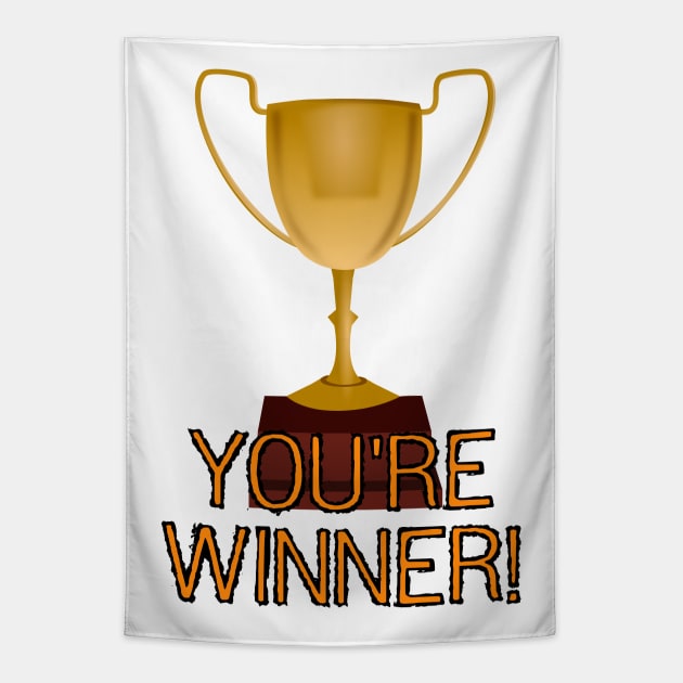 You're Winner! Tapestry by InfinityTone