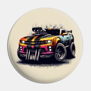 Cartoon chevy camaro Pin