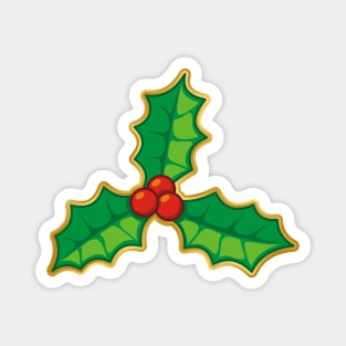 Christmas Holly Magnet
