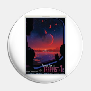 Trappist-1e Concept Art Pin