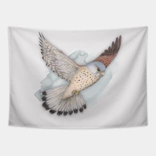 Flying Kestrel Tapestry