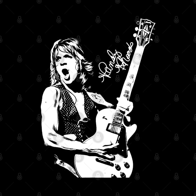 Randy Rhoads Tribute, Randy Rhoads Jackson Music Heavy Metal Guitarist by Hoahip