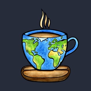 The Best Coffee Comes from Planet Earth - coffee mug design T-Shirt