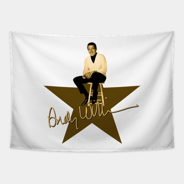 Andy Williams - Signature Tapestry by PLAYDIGITAL2020