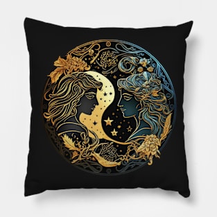 Gemini Zodiac Starsign Design Pillow