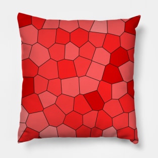 Artistic Red Color Pattern Pillow