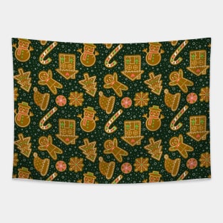 Christmas Cookies Pattern Tapestry