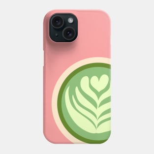 Matcha latte Phone Case