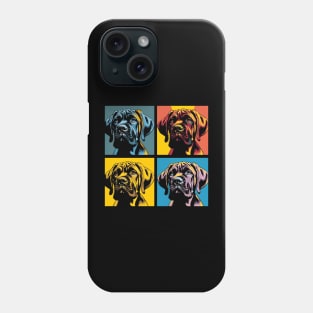 Pop Retro Boerboel Art - Cute Puppy Phone Case