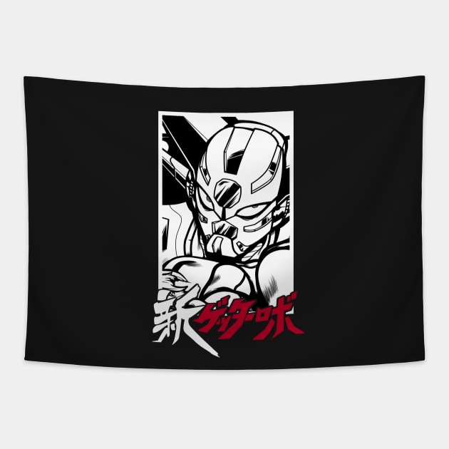 Shin Getter Robo Manga Style Tapestry by Verethor