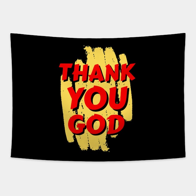 Thank You God | Christian Tapestry by All Things Gospel