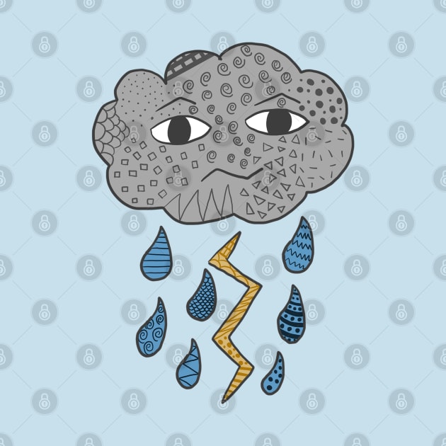 Patterned Raincloud by Geometrico22