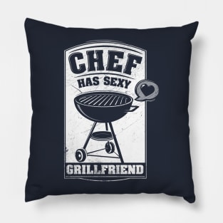 Chef has sexy Grillfriend Pillow