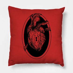 Locked Heart Pillow