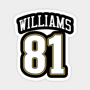 Williams - Chargers Magnet