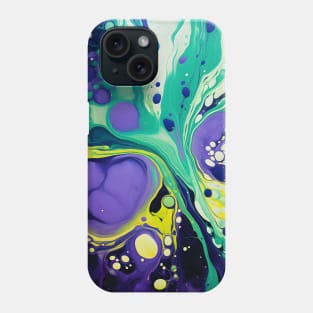 Vibrant Euphoria: A Symphony of Abstract Colors Phone Case