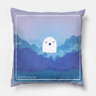 chillbop ghost Pillow