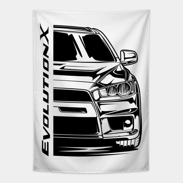 Lancer Evolution X Tapestry by idrdesign