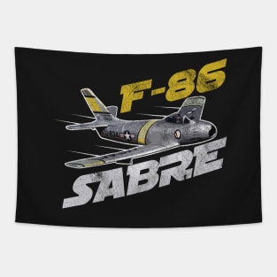 F86 Sabre  Airforce Pilot Gift Modern Warbird Vietnam Korea War Tapestry