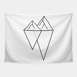 Mountain Reflection Tapestry