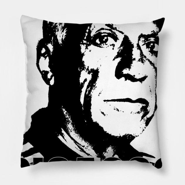 Pablo Picasso Portrait Pillow by phatvo