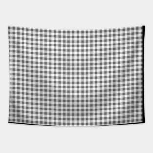 Gray and White Gingham Pattern | Gingham Patterns | Plaid Patterns | Chequered Patterns | Checked Patterns | Check Patterns | Classic Patterns | Tapestry