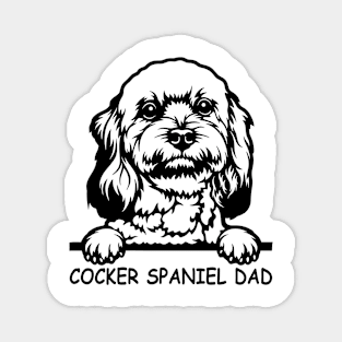 cocker spaniel dad Magnet