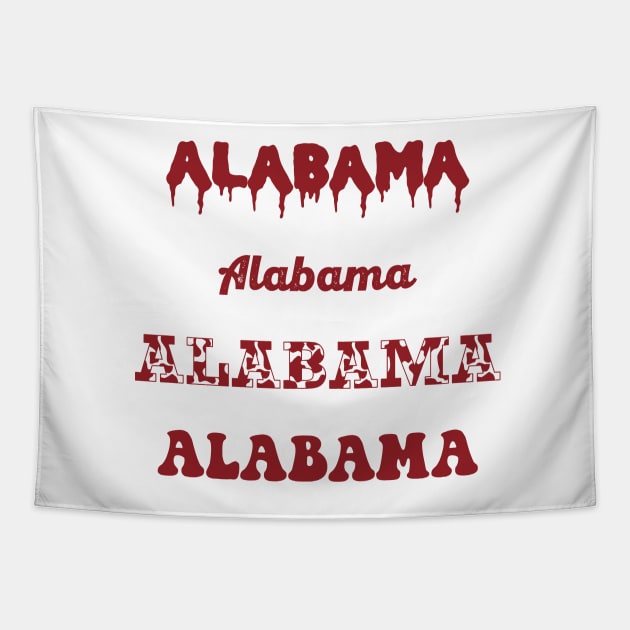 Alabama Pack Tapestry by Rosemogo