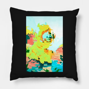 Abstract Monster Pillow