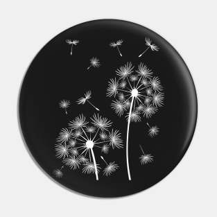 Dandelions floating free Pin