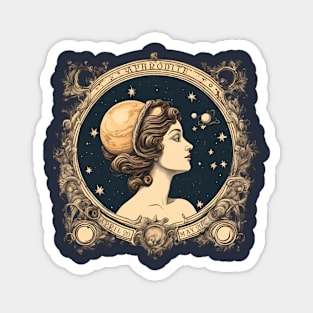 Victorian Aphrodite Venus Taurus zodiac birth sign astrology Magnet