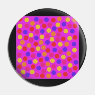 pop art polka dots pattern Pin