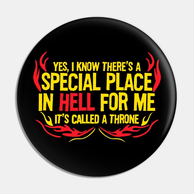 hell throne Pin by clownverty