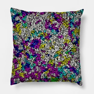 Colors 505 by Kristalin Davis Pillow