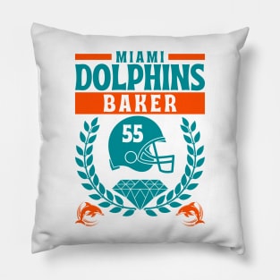 Miami Dolphins Baker 55 Edition 2 Pillow