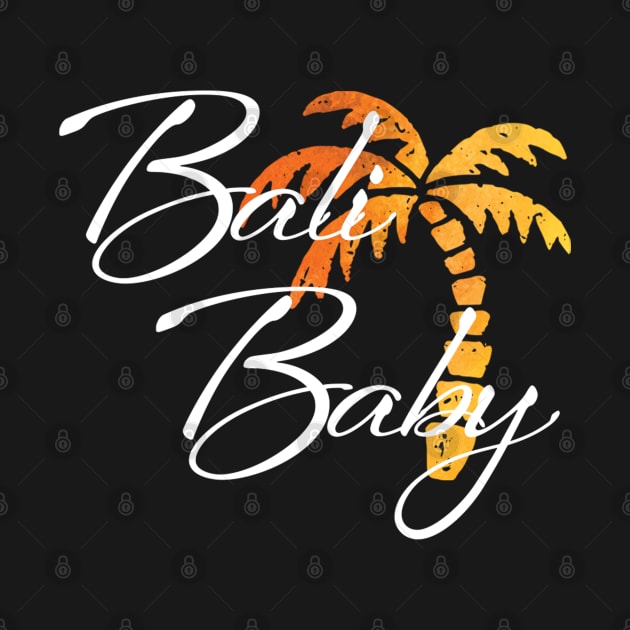 Bali Baby | Golden Palm Tree Design by ABcreative