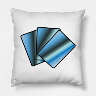 Blue Cards Pillow