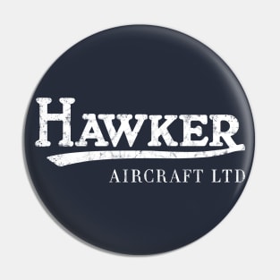 Hawker Aircraft Vintage Logo Pin